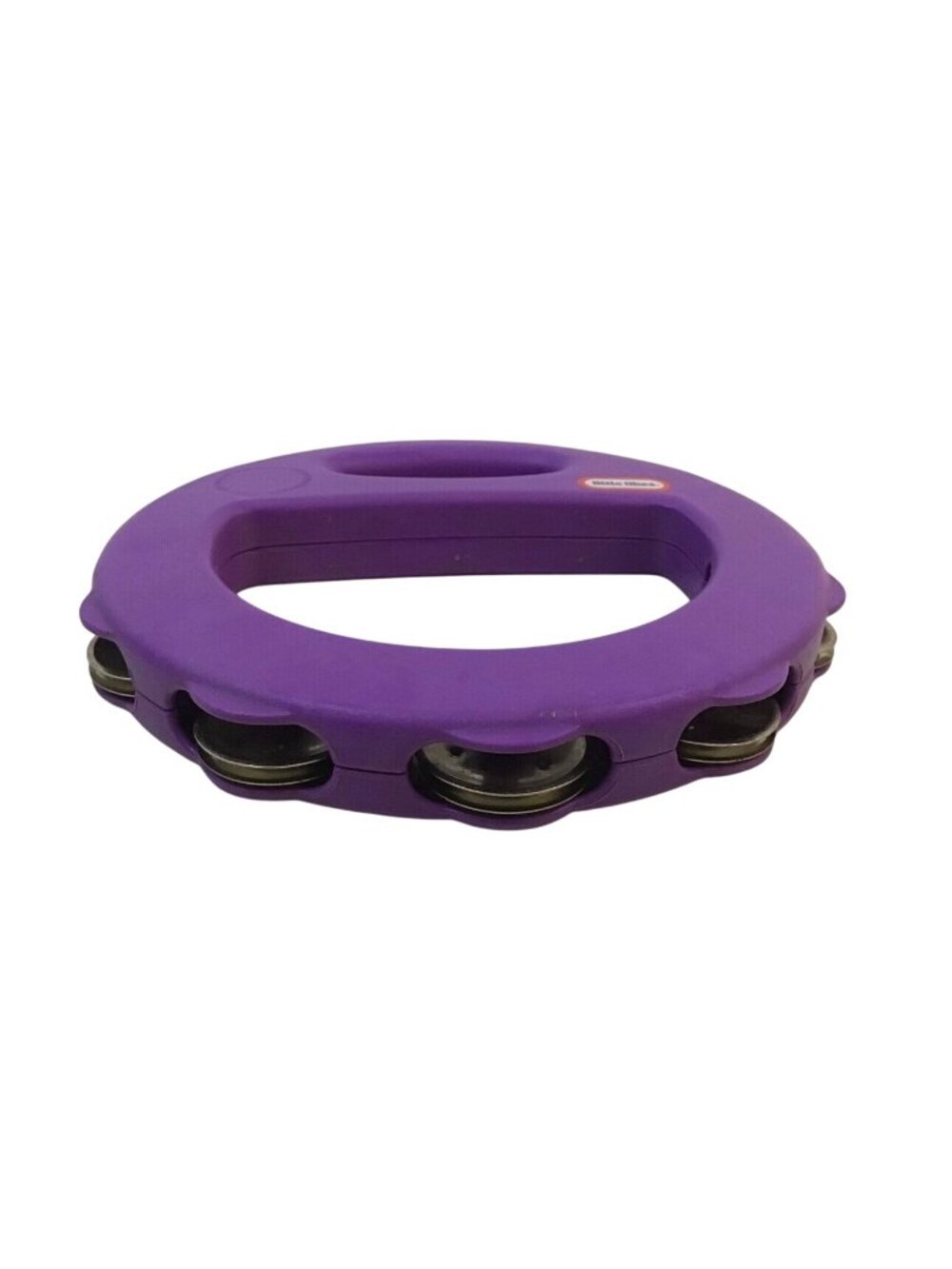 Little Tikes Tambourine Musical Instrument Hand Grip Purple Band Toy Vintage 90s - Picture 9 of 10